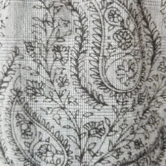 Beverly Hills Polo Paisley Print Embossed Black Men's Long-sleeved Shirt Sz M - Picture 4 of 7